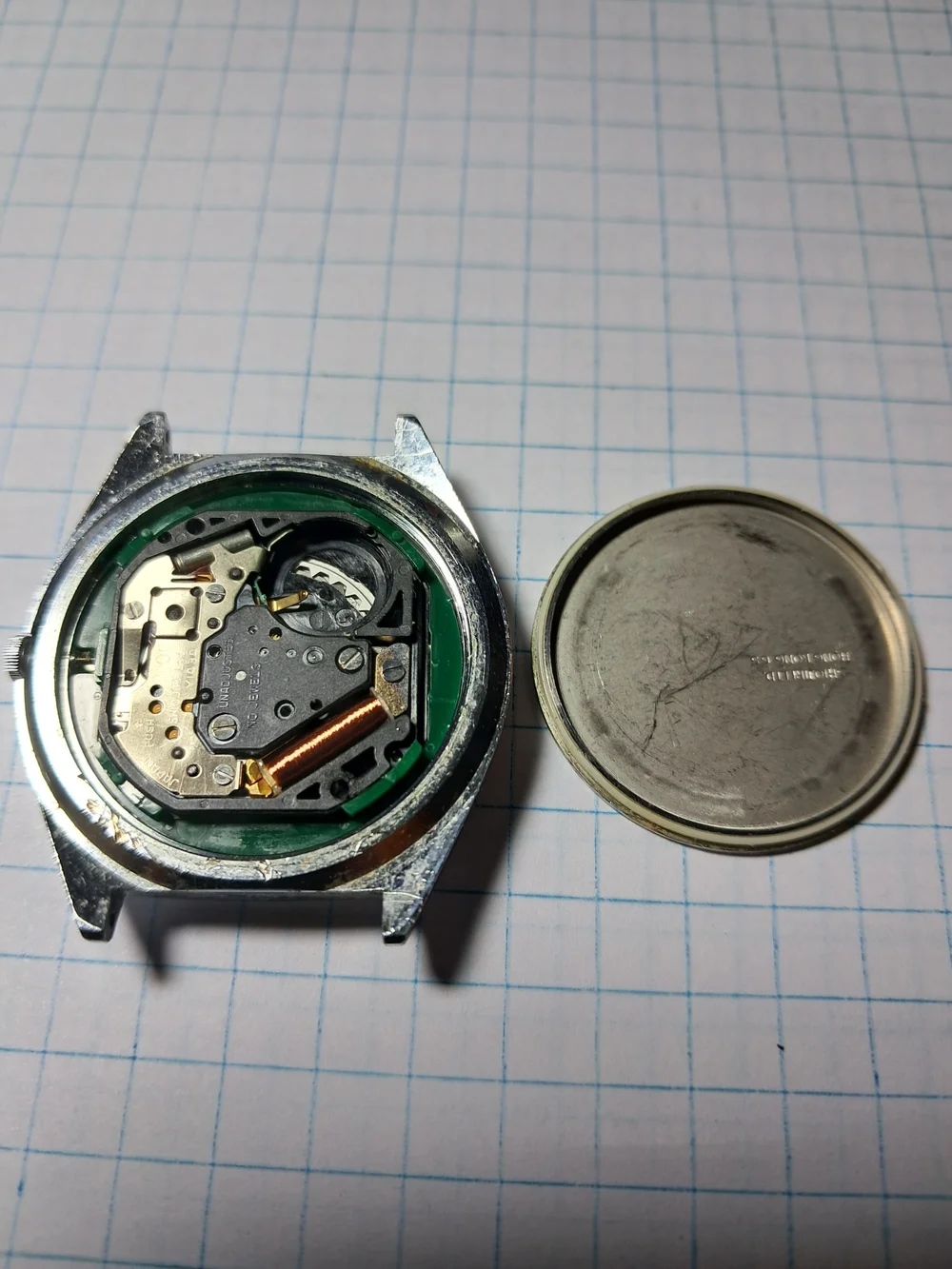 Lorus Silver-Tone Quartz Watch Head